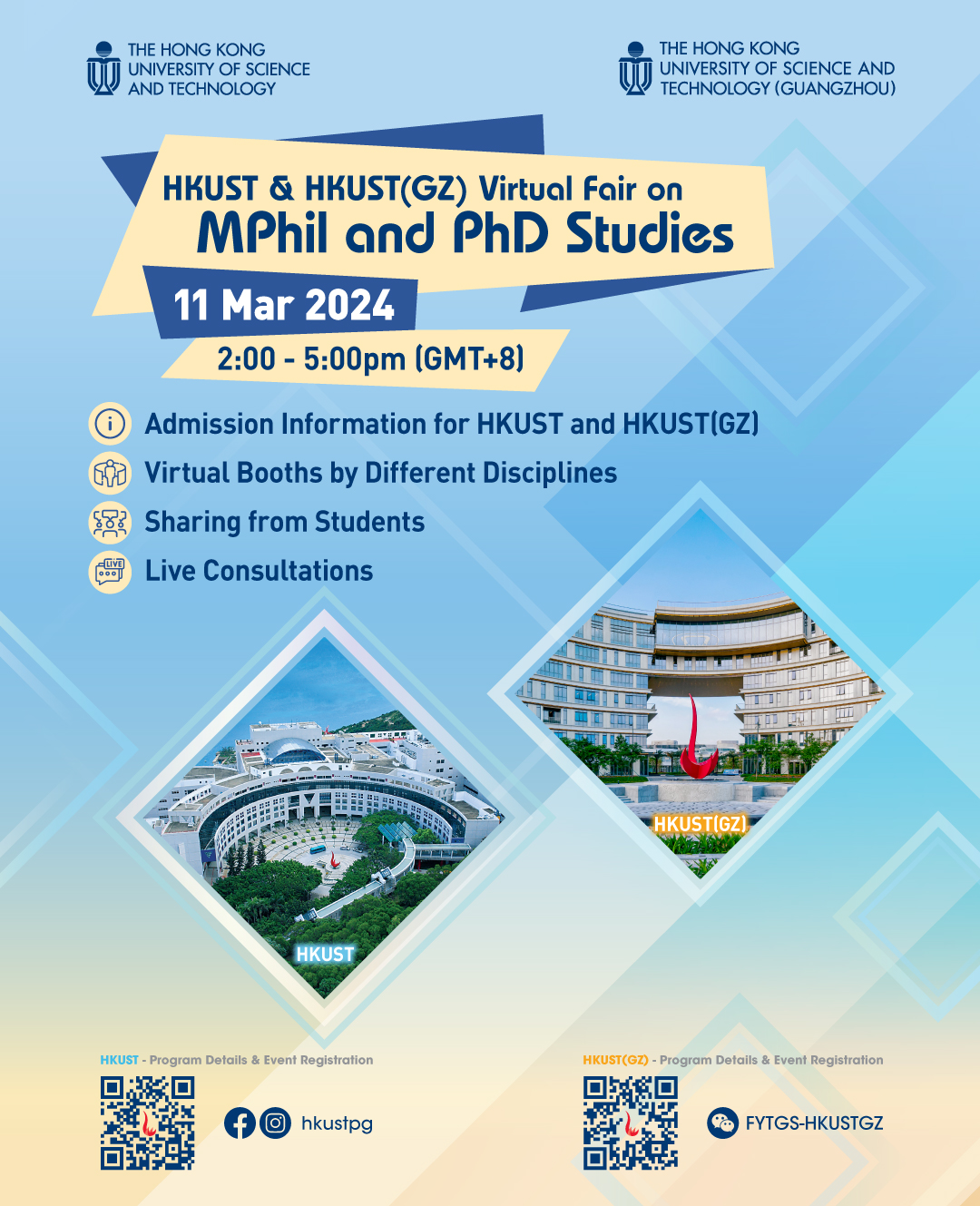 Virtual Fair on MPhil and PhD Studies 