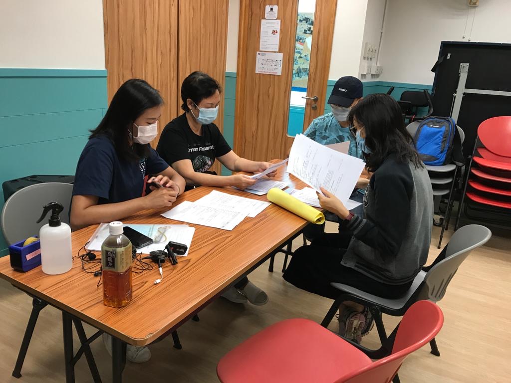 A long-time volunteer, Carina (left) has worked with various NGOs since secondary school and carried on at HKUST.