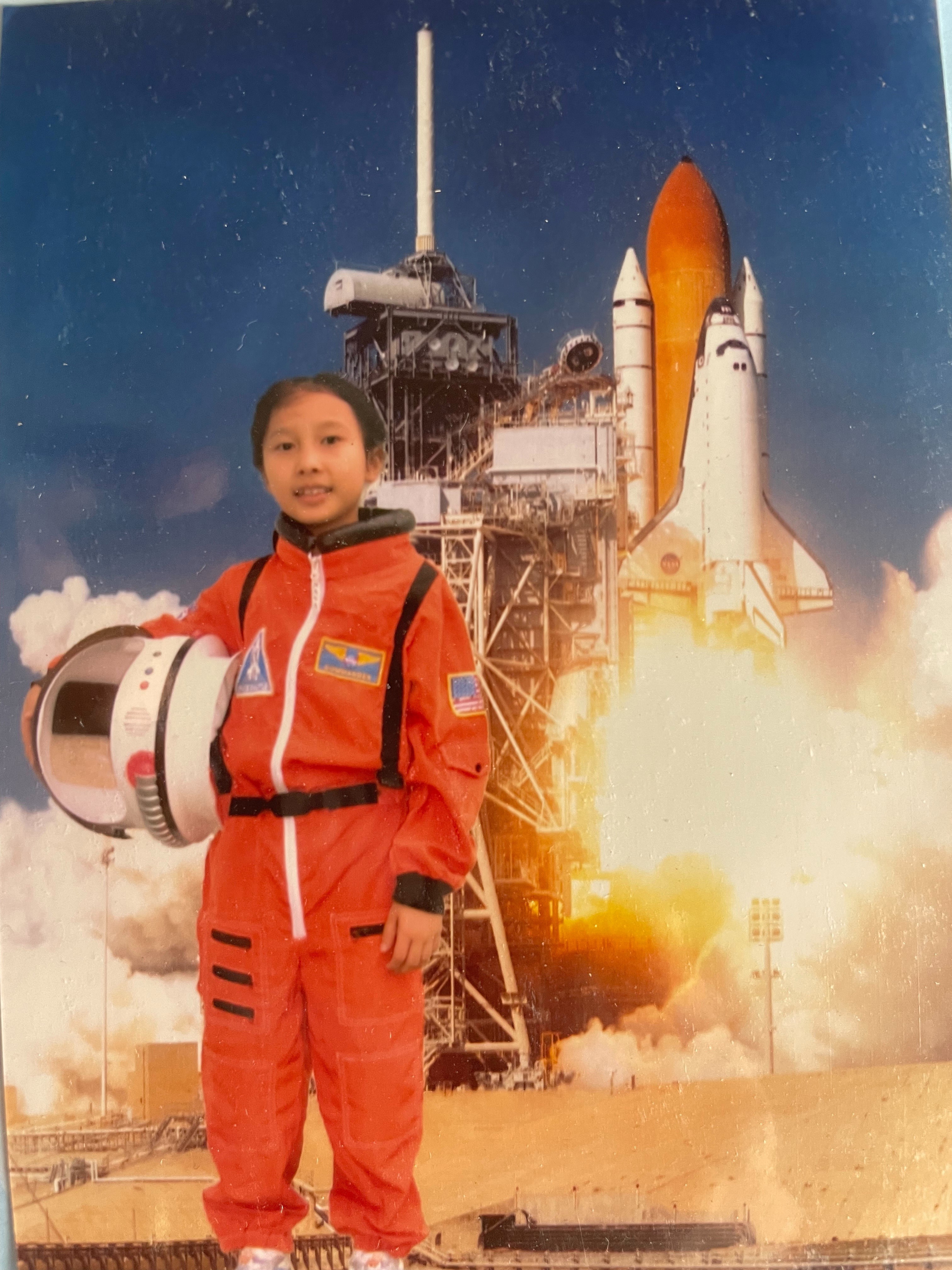 She developed an interest in physical science after joining an aerospace STEM workshop at the age of 8.  It was one of her few after-school activities apart from table tennis.